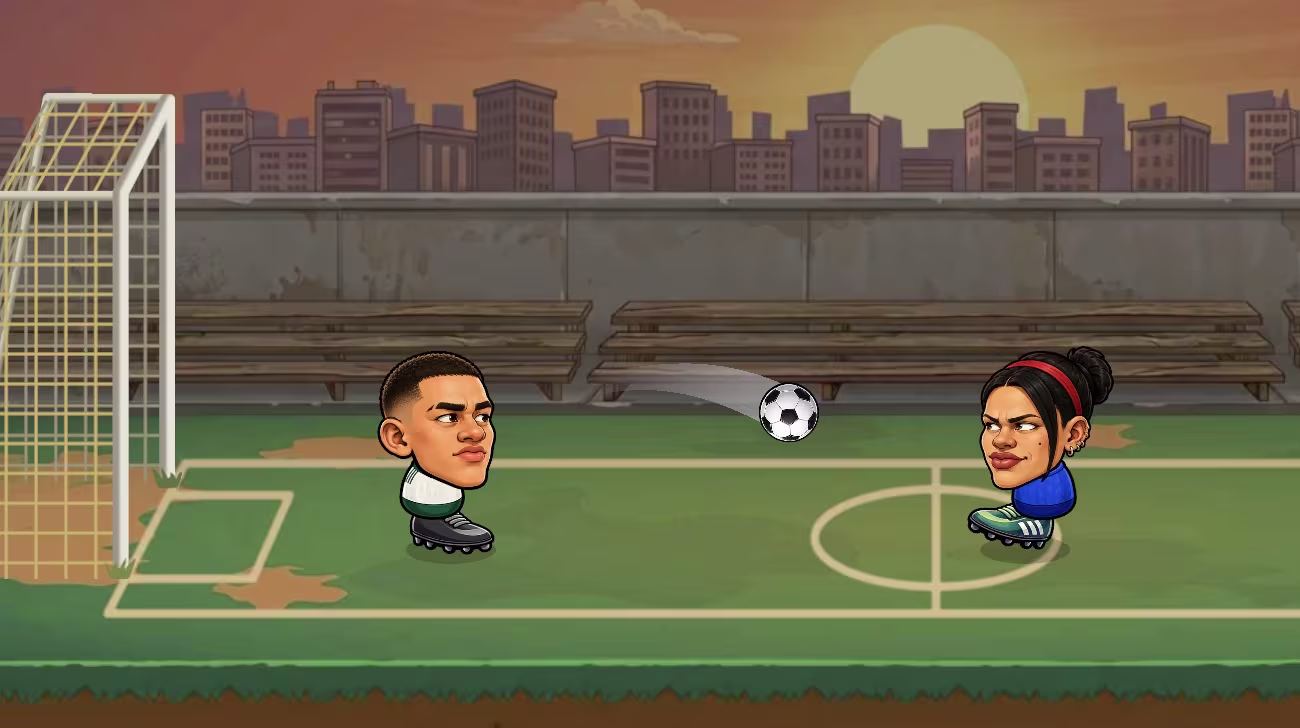 GoalHeads.io 1v1 real-time soccer gameplay GoalHeads.io multiplayer arcade soccer action